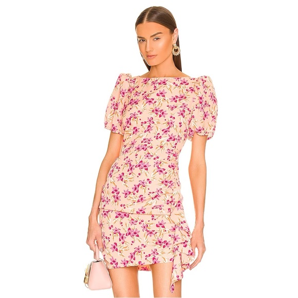 Likely Dresses & Skirts - LIKELY CARA SIDE RUFFLE PUFF SLEEVE DRESS ❤️IN STORES❤️